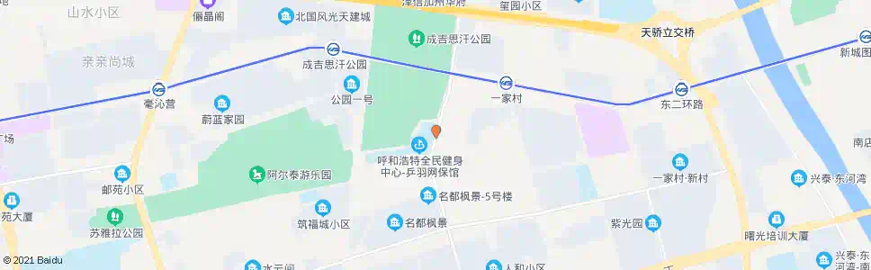 呼和浩特市民体育活动中心_公交站地图_呼和浩特公交_妙搜公交查询2025