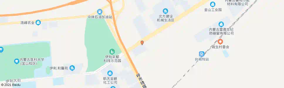 呼和浩特中化三联_公交站地图_呼和浩特公交_妙搜公交查询2025