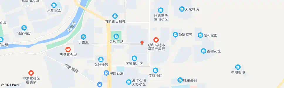 呼和浩特城发金桥热源厂_公交站地图_呼和浩特公交_妙搜公交查询2025