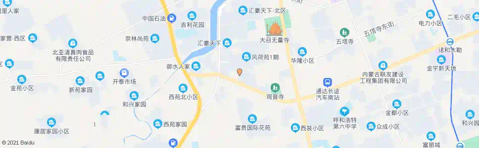 呼和浩特印象江南_公交站地图_呼和浩特公交_妙搜公交查询2025