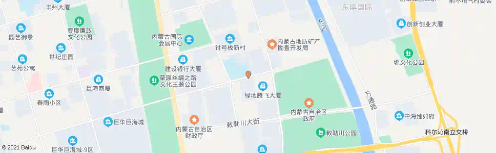 呼和浩特敕勒川绿地小学_公交站地图_呼和浩特公交_妙搜公交查询2025