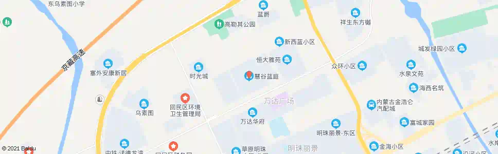 呼和浩特慧谷蓝庭_公交站地图_呼和浩特公交_妙搜公交查询2025