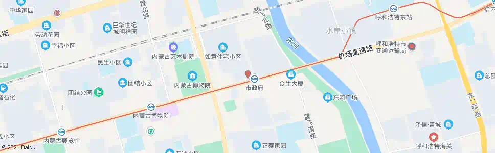 呼和浩特招商银行如意支行_公交站地图_呼和浩特公交_妙搜公交查询2025