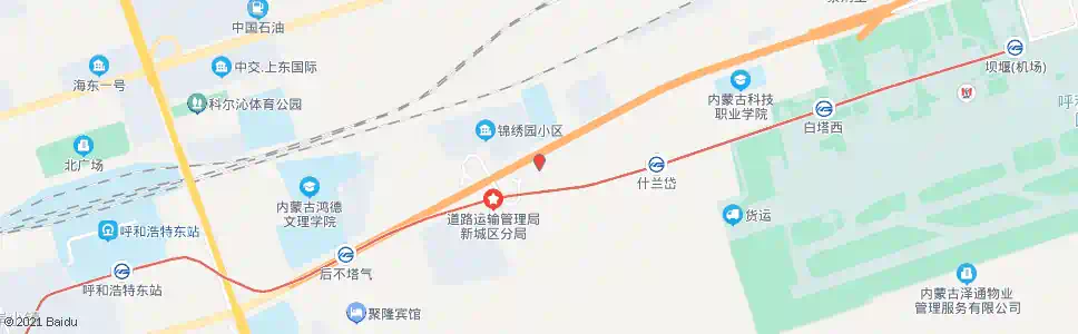 呼和浩特植物园_公交站地图_呼和浩特公交_妙搜公交查询2025