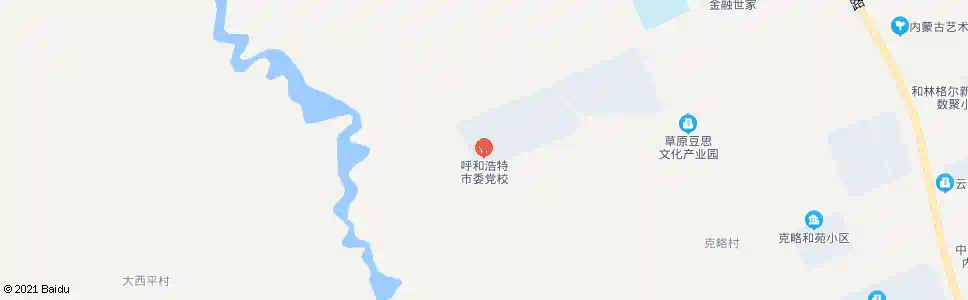 呼和浩特(呼市党校)园艺科研所_公交站地图_呼和浩特公交_妙搜公交查询2025
