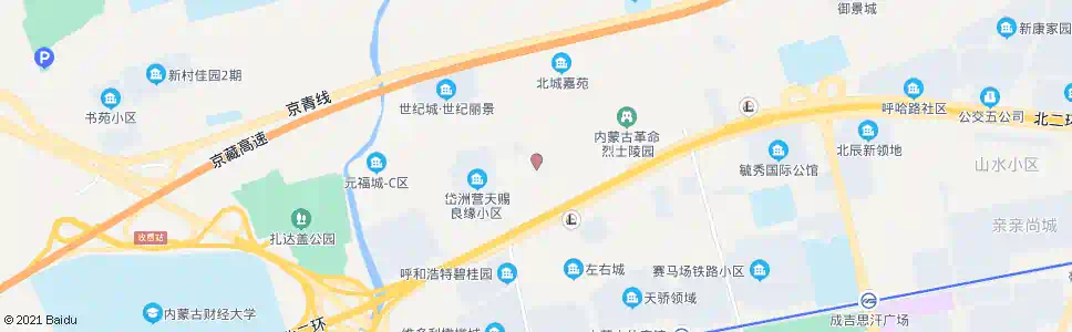 呼和浩特岱洲营村_公交站地图_呼和浩特公交_妙搜公交查询2025