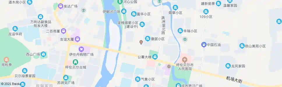 呼伦贝尔呼伦小学_公交站地图_呼伦贝尔公交_妙搜公交查询2025