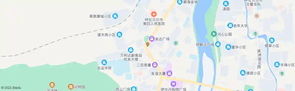 呼伦贝尔百货小区_公交站地图_呼伦贝尔公交_妙搜公交查询2025