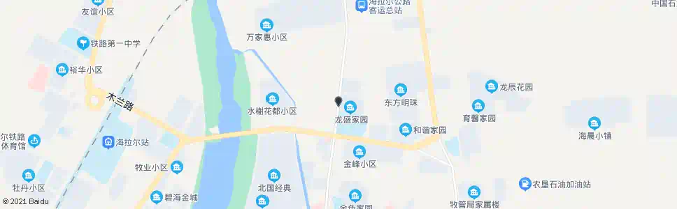 呼伦贝尔酒厂家属区_公交站地图_呼伦贝尔公交_妙搜公交查询2025