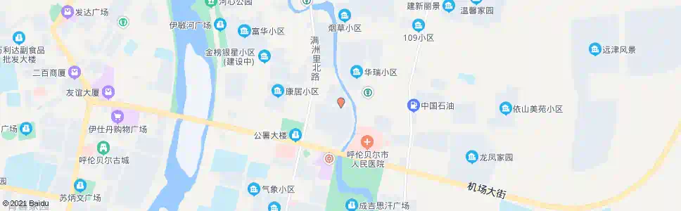 呼伦贝尔华联小区_公交站地图_呼伦贝尔公交_妙搜公交查询2025