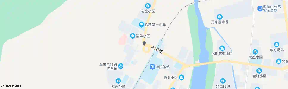呼伦贝尔木兰街_公交站地图_呼伦贝尔公交_妙搜公交查询2025