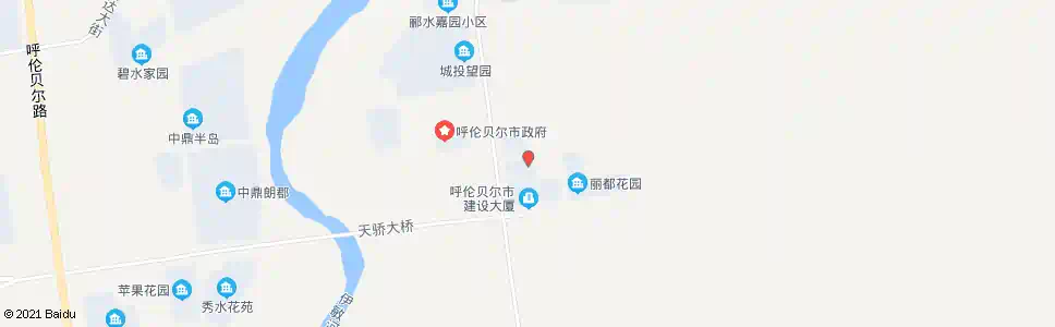 呼伦贝尔市财政局_公交站地图_呼伦贝尔公交_妙搜公交查询2025