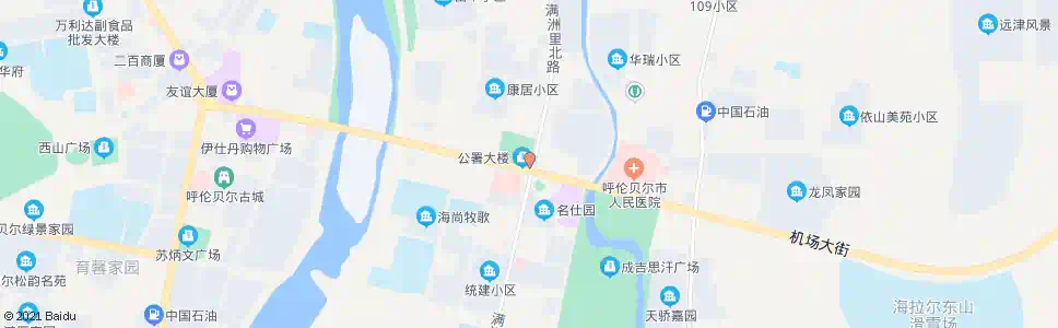 呼伦贝尔军分区招待所_公交站地图_呼伦贝尔公交_妙搜公交查询2025