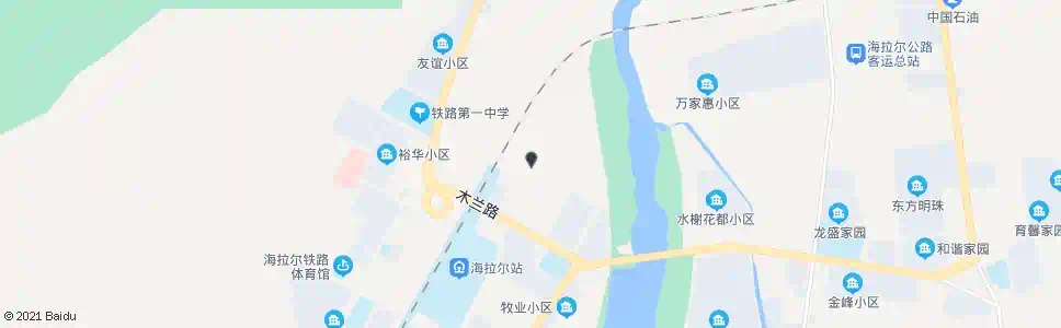 呼伦贝尔铁路服装厂_公交站地图_呼伦贝尔公交_妙搜公交查询2025