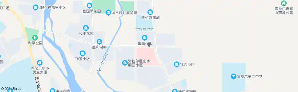 呼伦贝尔光荣院_公交站地图_呼伦贝尔公交_妙搜公交查询2025