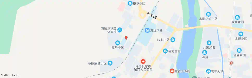 呼伦贝尔铁二校_公交站地图_呼伦贝尔公交_妙搜公交查询2025
