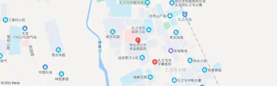 呼伦贝尔卫校_公交站地图_呼伦贝尔公交_妙搜公交查询2025