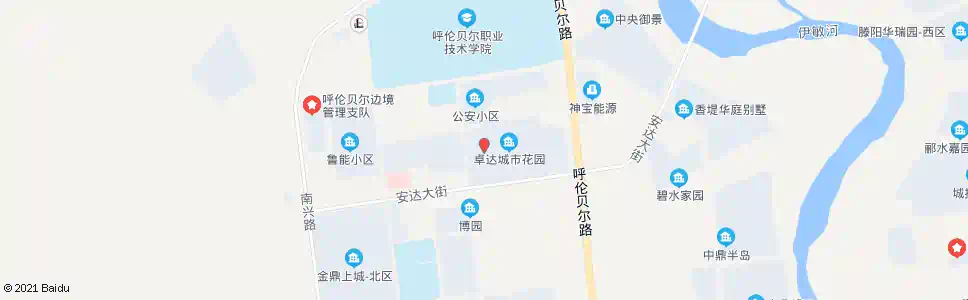 呼伦贝尔卓达小区_公交站地图_呼伦贝尔公交_妙搜公交查询2025