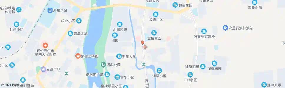 呼伦贝尔工商银行_公交站地图_呼伦贝尔公交_妙搜公交查询2025