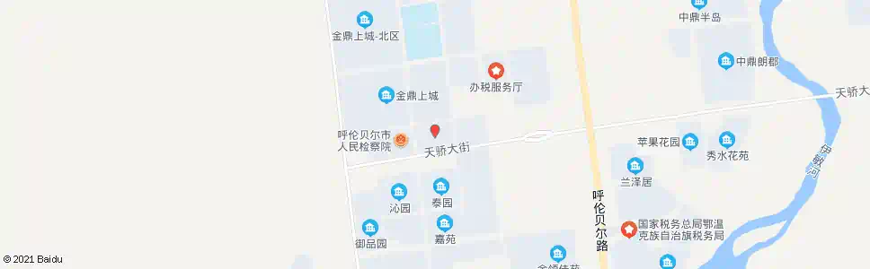呼伦贝尔市公安局_公交站地图_呼伦贝尔公交_妙搜公交查询2025
