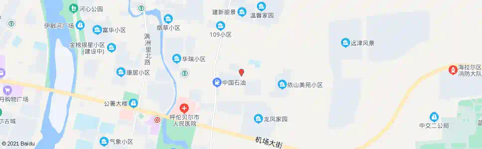 呼伦贝尔森警小区_公交站地图_呼伦贝尔公交_妙搜公交查询2025