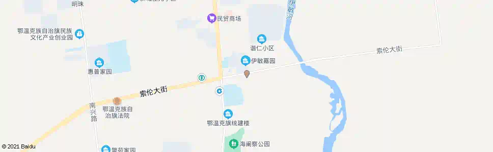 呼伦贝尔红英商店_公交站地图_呼伦贝尔公交_妙搜公交查询2025