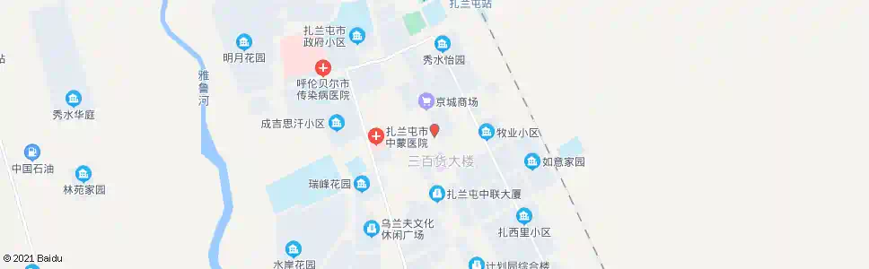 呼伦贝尔阳光浴场_公交站地图_呼伦贝尔公交_妙搜公交查询2025