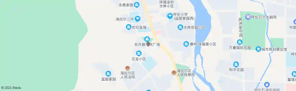呼伦贝尔食品小区_公交站地图_呼伦贝尔公交_妙搜公交查询2025