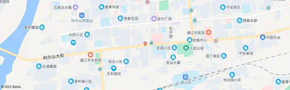 通辽批发城(西)_公交站地图_通辽公交_妙搜公交查询2025