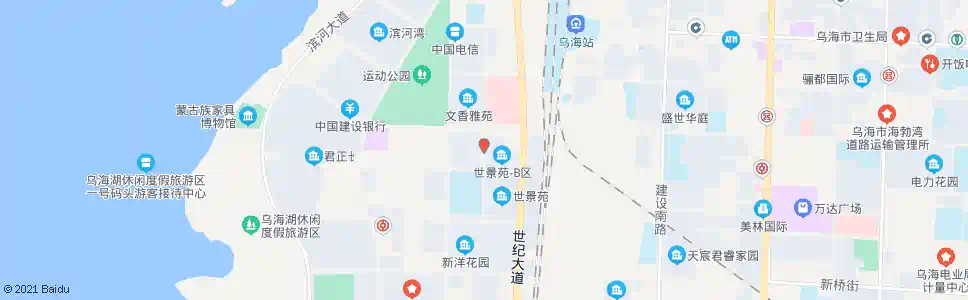 乌海恒信花园_公交站地图_乌海公交_妙搜公交查询2025