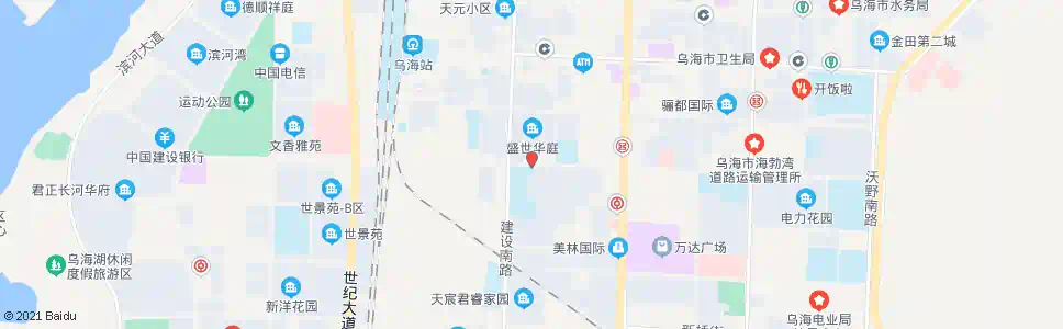 乌海五中_公交站地图_乌海公交_妙搜公交查询2025