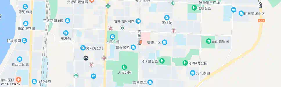 乌海飞云宾馆_公交站地图_乌海公交_妙搜公交查询2025