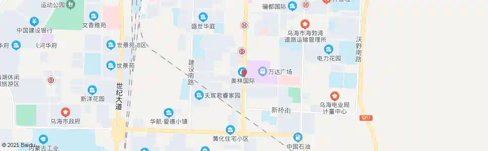 乌海美林国际商务中心_公交站地图_乌海公交_妙搜公交查询2025