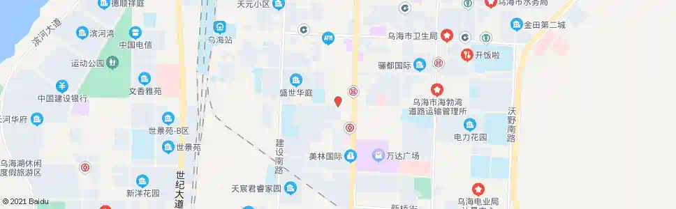 乌海人民银行住宅_公交站地图_乌海公交_妙搜公交查询2025