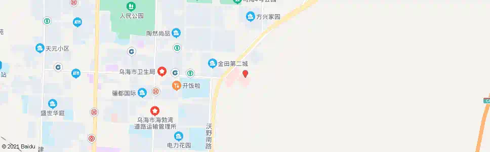 乌海宜和老年公寓_公交站地图_乌海公交_妙搜公交查询2025