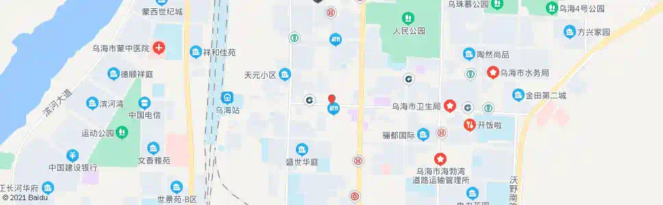 乌海新华大药店_公交站地图_乌海公交_妙搜公交查询2025