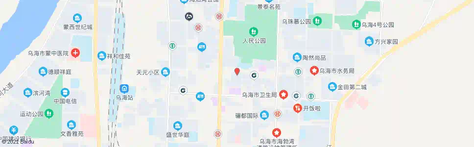 乌海前锋燃气热水器_公交站地图_乌海公交_妙搜公交查询2025