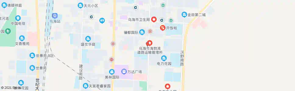 乌海海生美容美发_公交站地图_乌海公交_妙搜公交查询2025