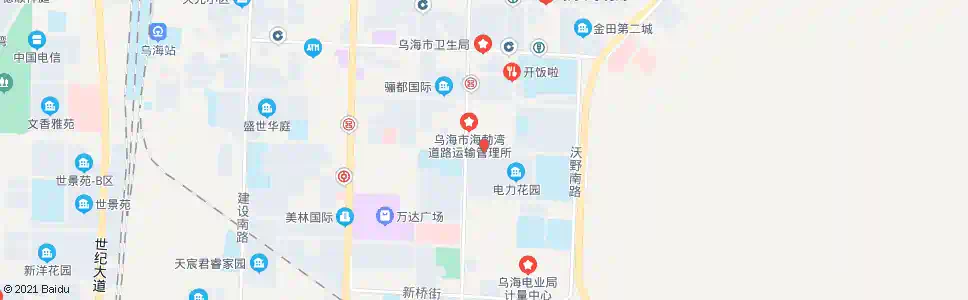 乌海地税小区_公交站地图_乌海公交_妙搜公交查询2025