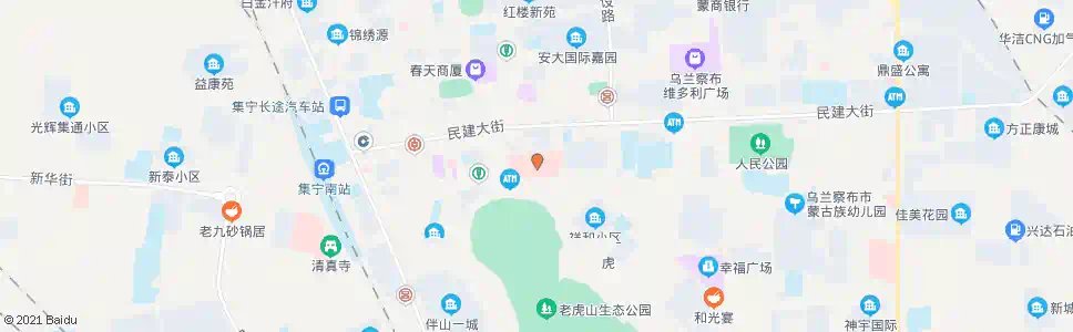 乌兰察布市中心医院_公交站地图_乌兰察布公交_妙搜公交查询2025