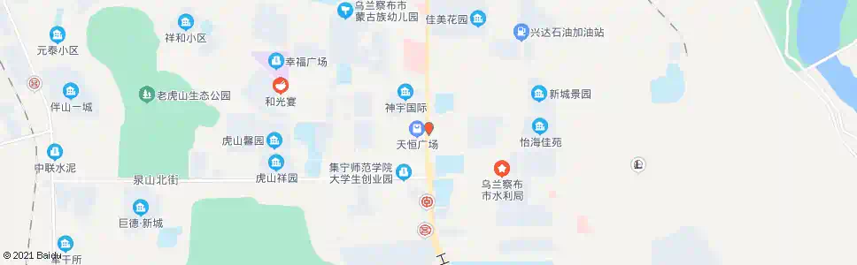 乌兰察布五中_公交站地图_乌兰察布公交_妙搜公交查询2025