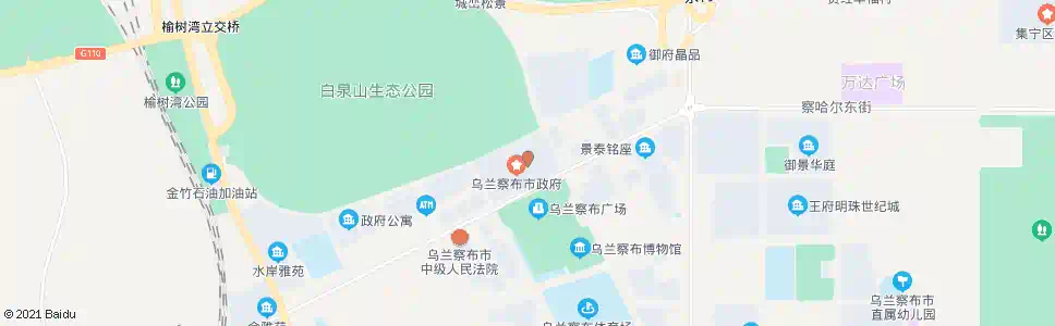 乌兰察布服装厂_公交站地图_乌兰察布公交_妙搜公交查询2025