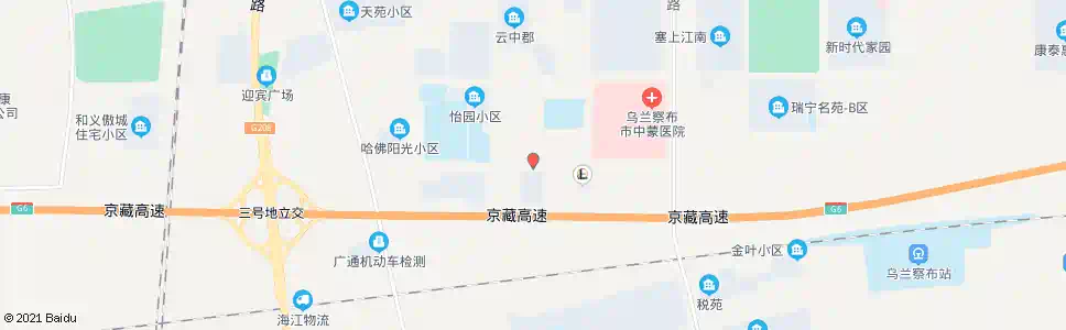 乌兰察布心乐乳业_公交站地图_乌兰察布公交_妙搜公交查询2025