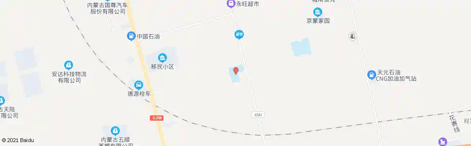 乌兰察布平地泉镇中心学校_公交站地图_乌兰察布公交_妙搜公交查询2025