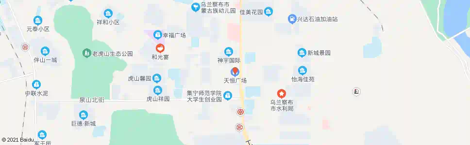 乌兰察布天恒广场_公交站地图_乌兰察布公交_妙搜公交查询2025