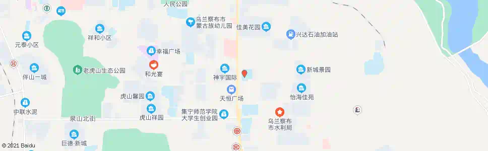 乌兰察布工农路小学_公交站地图_乌兰察布公交_妙搜公交查询2025