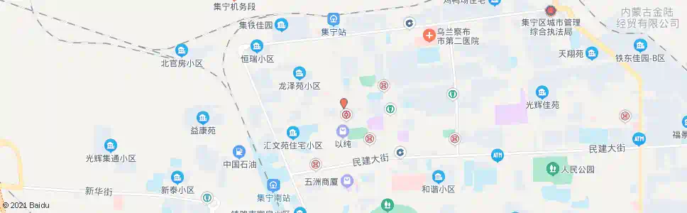 乌兰察布新思维培训学校(原文化广场)_公交站地图_乌兰察布公交_妙搜公交查询2025