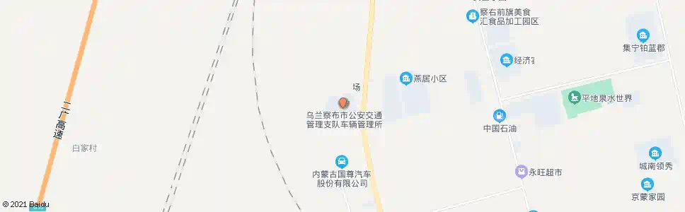 乌兰察布交警支队_公交站地图_乌兰察布公交_妙搜公交查询2025