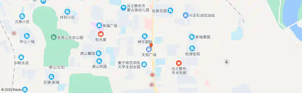 乌兰察布蒙亨餐饮楼_公交站地图_乌兰察布公交_妙搜公交查询2025