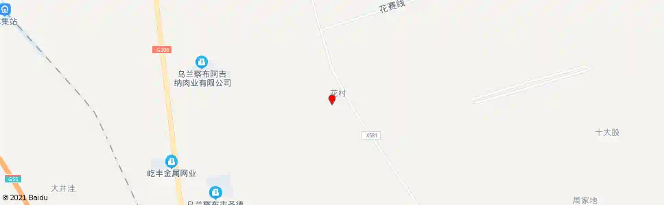 乌兰察布花尔村_公交站地图_乌兰察布公交_妙搜公交查询2025